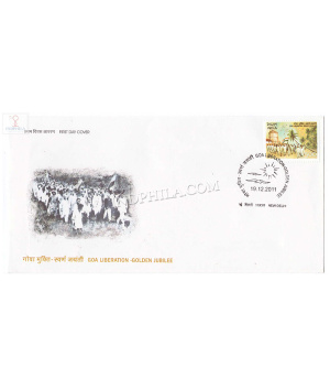 India 2011 Golden Jubilee Of Goa Liberation Fdc