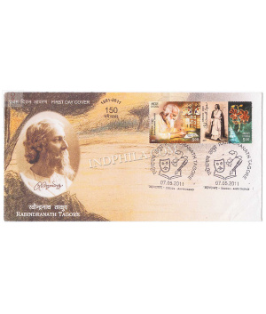 India 2011 Rabindra Nath Tagore 150 Years Of Birth Anniversary Fdc