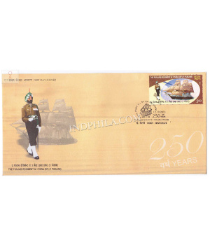 India 2011 The Punjab Regiment And 9 Parasf 1punjab Fdc