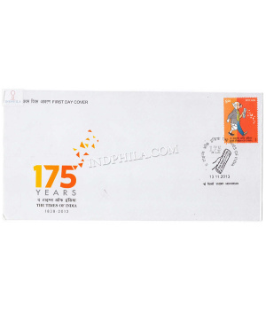 India 2013 150 Years Of Times Of India Fdc