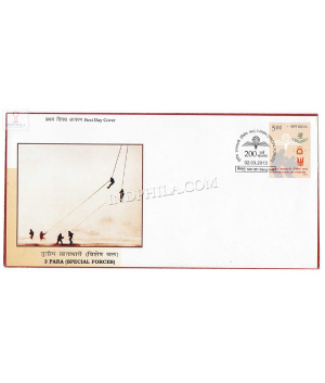 India 2013 3 Para Special Forces Fdc