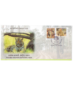 India 2016 Tadoba Andhari National Park Fdc