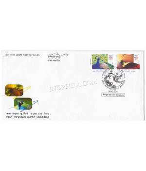India 2017 India Papua New Guinea Joint Issue Fdc