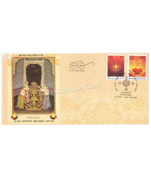India 2017 India Canada Joint Issue Fdc