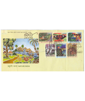 India 2017 Nature India Fdc