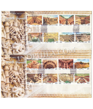 India 2017 Stepwells Of India Set Of 2 Cover Fdc