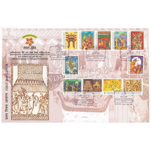 India 2018 Asean India Commemorative Summit Fdc