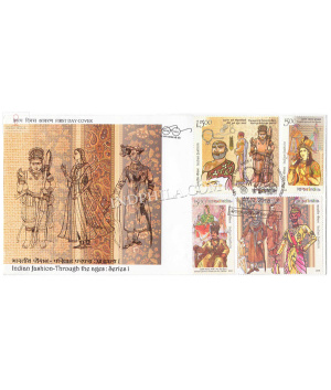 India 2018 Indian Fashion Through The Ages Series 1 Fdc