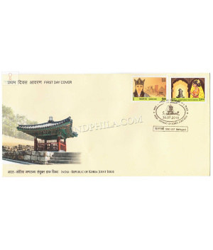 India 2019 India Republic Of Korea Joint Issue Fdc