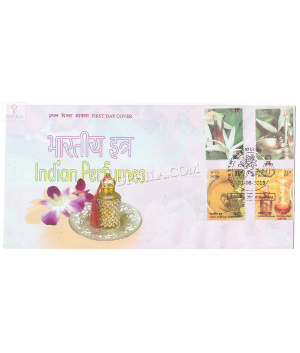 India 2019 Indian Perfumes Sandalwood And Jasmine Fdc