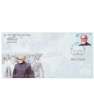 India 2020 Birth Centenary Of I K Gujral Fdc