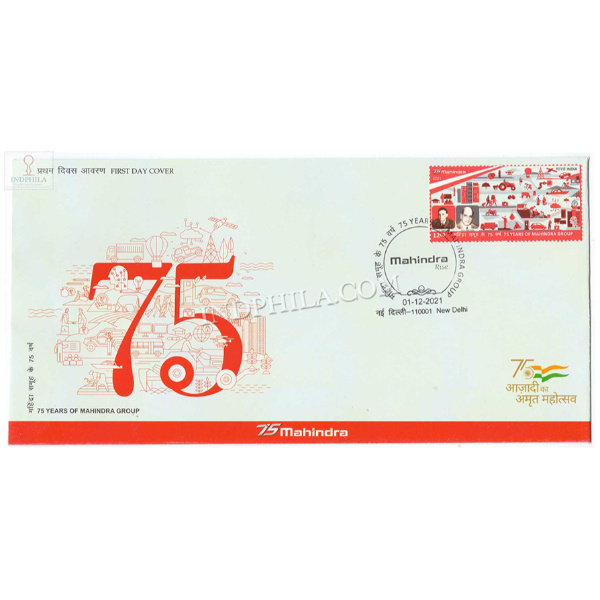 India 2021 75 Years Of Mahindra Group Fdc