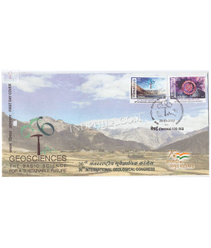 India 2022 36th International Geological Congress Fdc