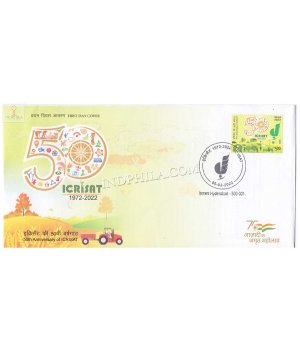 India 2022 50th Anniversary Of International Crop Research Institute For The Semi Area Tropics Fdc