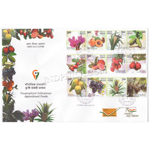 India 2023 Geographical Indications Agricultural Goods Fdc