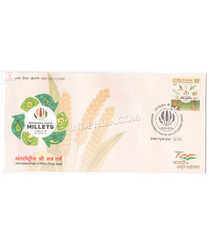 India 2023 International Year Of Millets Fdc
