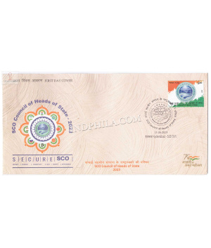 India 2023 Sco Council Of Heads Of State Fdc