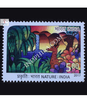 Nature India Deer Commemorative Stamp