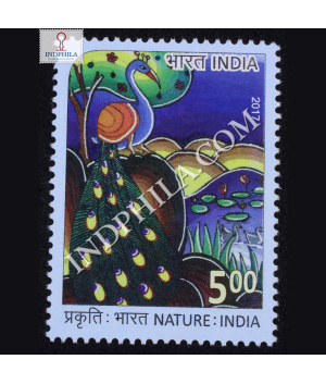 Nature India Peacock Commemorative Stamp