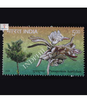 Pterospermum Acerifolium Commemorative Stamp