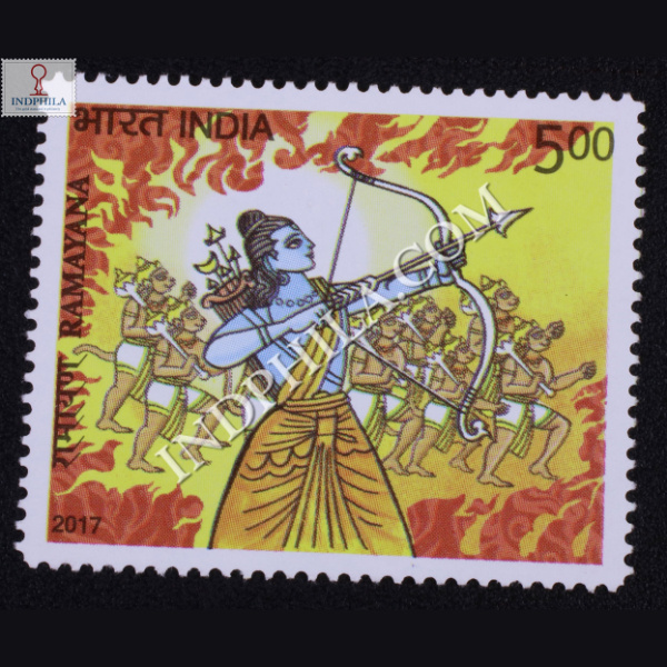 Ramayana Fight With Ravana Commemorative Stamp