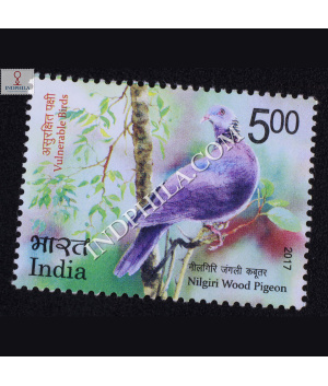 Vulnerable Birds Nilgiri Wood Pigeon Commemorative Stamp