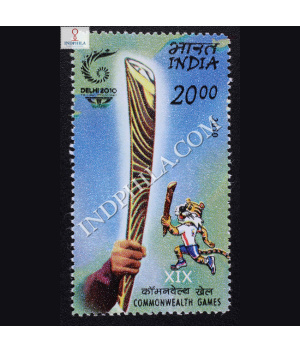 Xix Common Wealth Games Queens Baton Relay S2 Commemorative Stamp