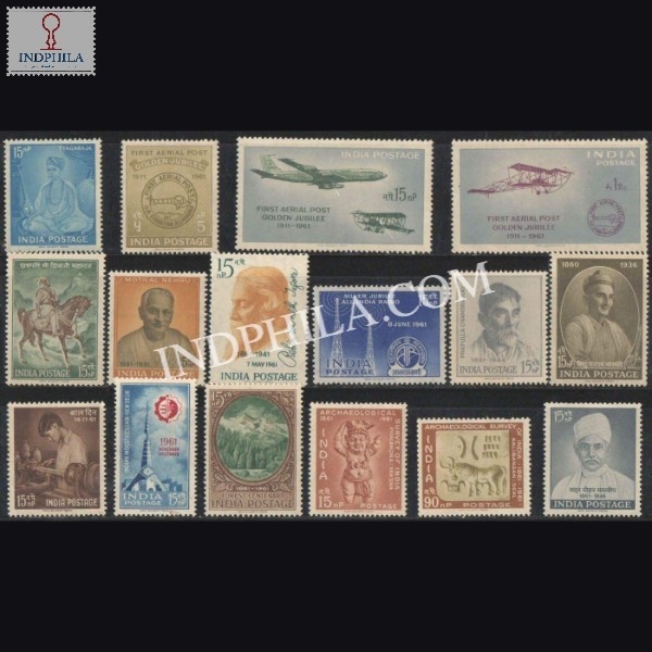 1961 Complete Year Pack 16 Stamp