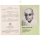 1st Death Anniversary Of Chakravarti Rajagopalachari Brochure 1973