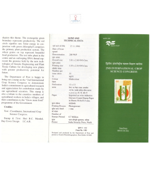 2nd International Crop Science Congress New Delhi Brochure 1996