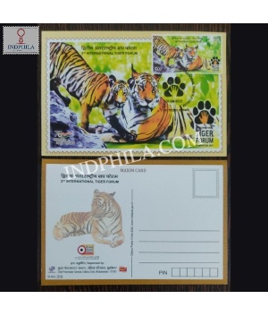 2nd International Tiger Forum Maxim Card