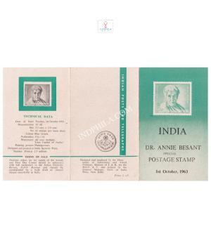 Annie Besant Brochure 1963