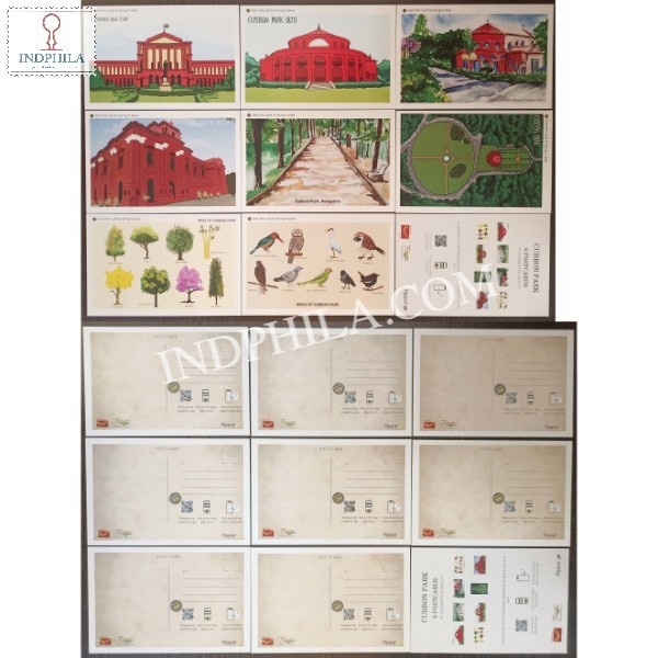 Cubbon Park Set Of 8 Augmented Post Cards