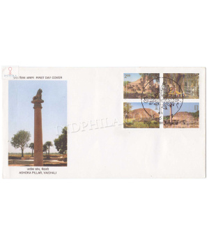 First Day Cover Of Buddhists Sites 6 Jun 1997 Setenant Fdc