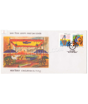 First Day Cover Of Children Day 14 Nov 2006 Setenant Fdc