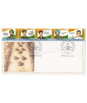First Day Cover Of Gallantry Awards 28 Jan 2000 Setenant Fdc