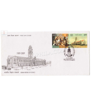 First Day Cover Of Institute Of Science 14 Dec 2008 Setenant Fdc