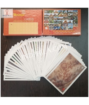 Heritage Around The World Set Of 40 Post Cards