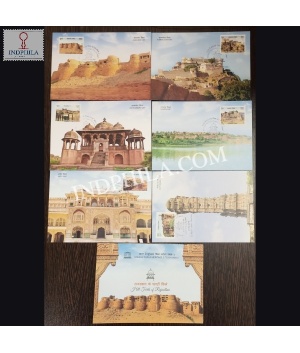 Hill Forts Of Rajasthan Set Of 6 Maxim Cards