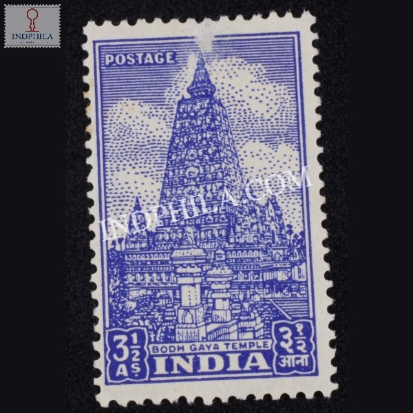 India 1949 Bodh Gaya Temple Mnh Definitive Stamp