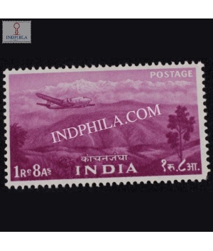 India 1955 Kanchenjunga Mnh Definitive Stamp
