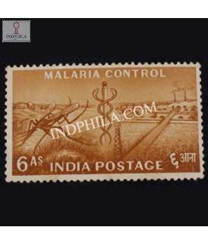 India 1955 Malaria Control Mnh Definitive Stamp