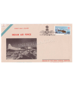 India 1979 Indian Air Force Mail Sortie To Ladakh Army Postal Cover