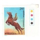 India 1980 Xxii Olympic Games Show Jumping S2 Mnh Single Traffic Light Stamp
