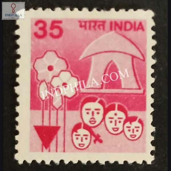 India 1982 Family Planning Mnh Definitive Stamp