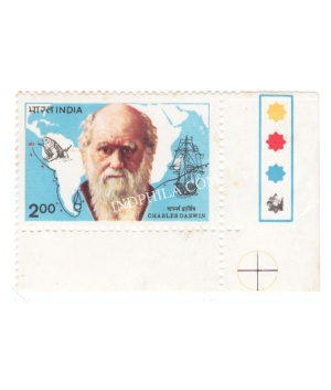 India 1983 Charles Darwin S2 Mnh Single Traffic Light Stamp