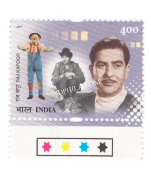 India 2001 Raj Kapoor Mnh Single Traffic Light Stamp