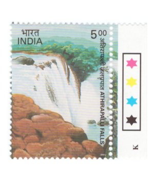 India 2003 Waterfalls of India Athirapalli Falls Mnh Single Traffic Light Stamp