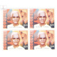 India 2006 L V Prasad Mnh Block Of 4 Stamp