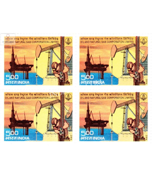 India 2006 Oil And Natural Gas Corporation Limited Mnh Block Of 4 Stamp
